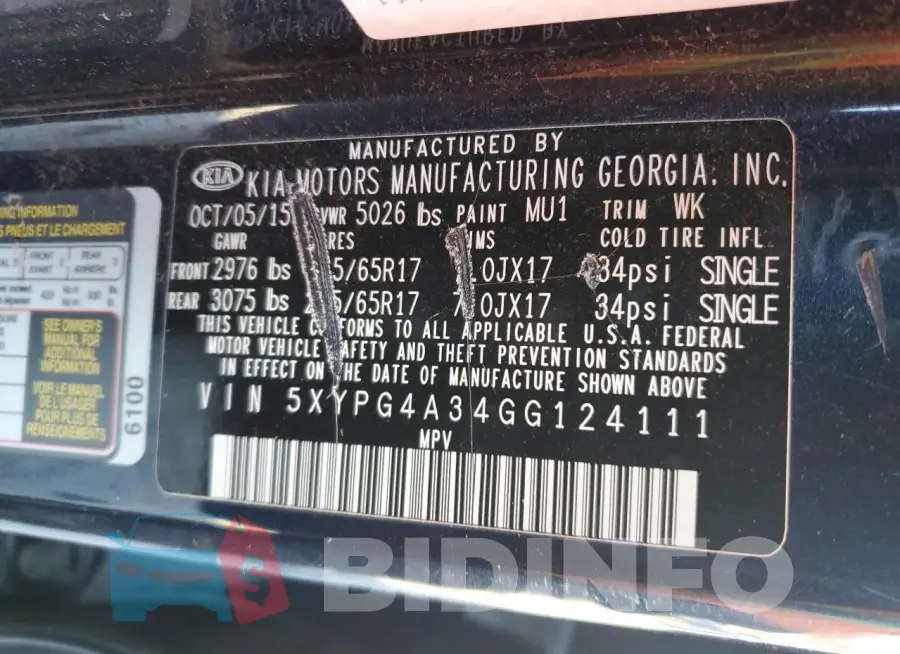 5XYPG4A34GG124111 Photo# 13