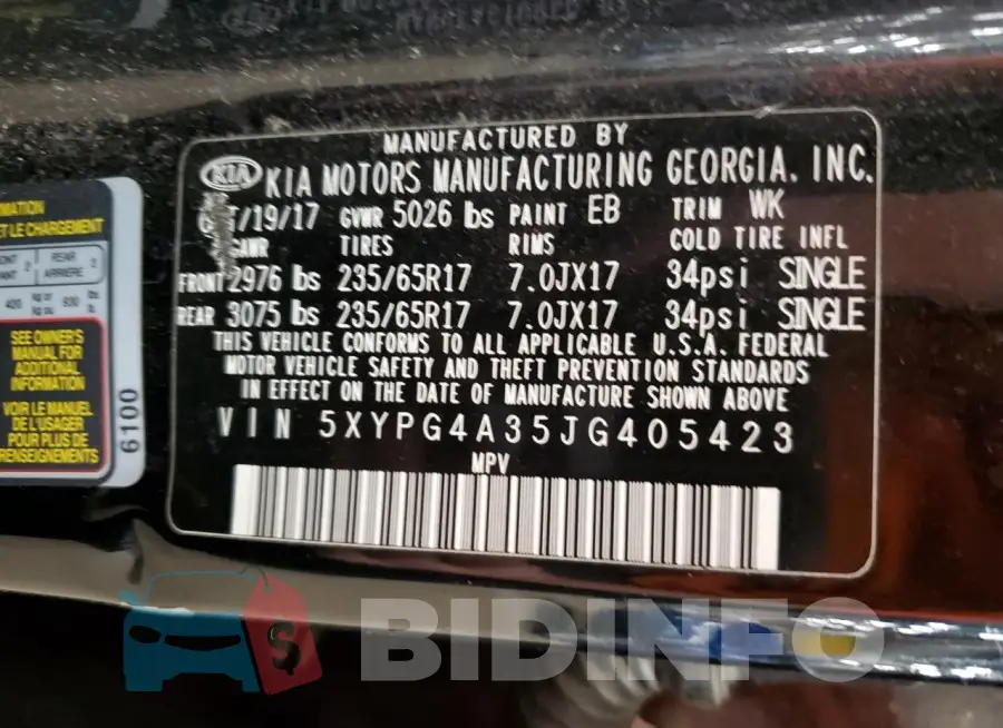 5XYPG4A35JG405423 Photo# 13