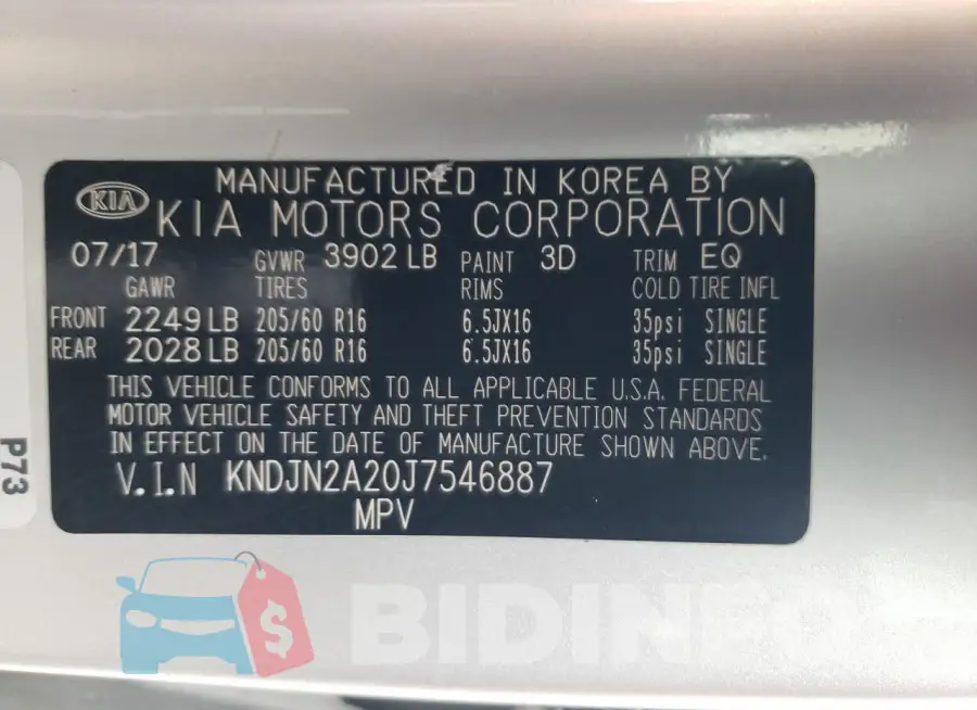 KNDJN2A20J7546887 Photo# 12