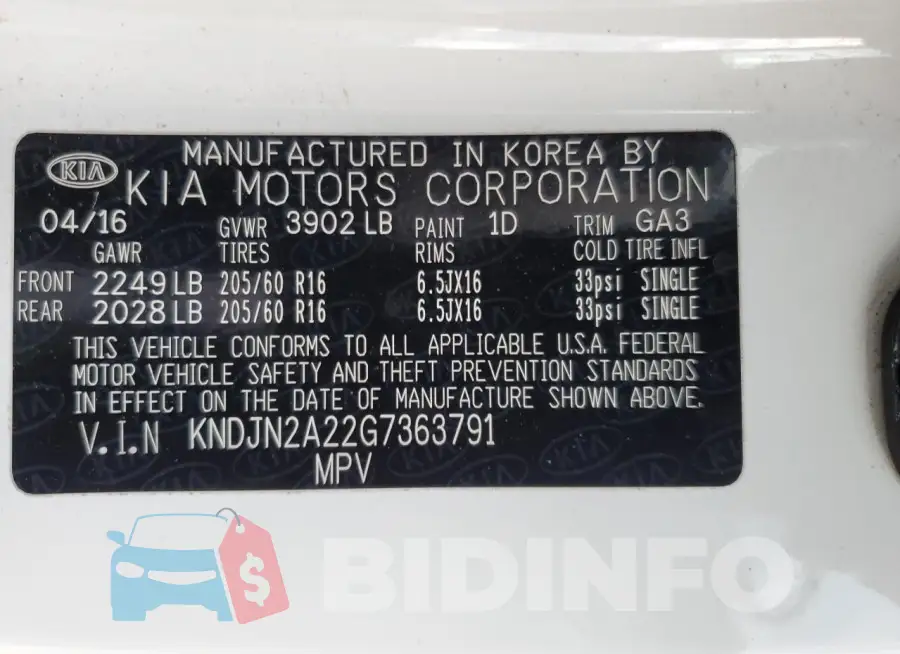 KNDJN2A22G7363791 Photo# 13