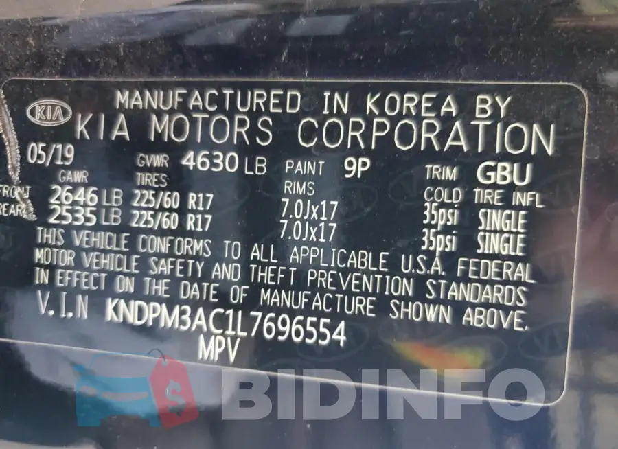 KNDPM3AC1L7696554 Photo# 12