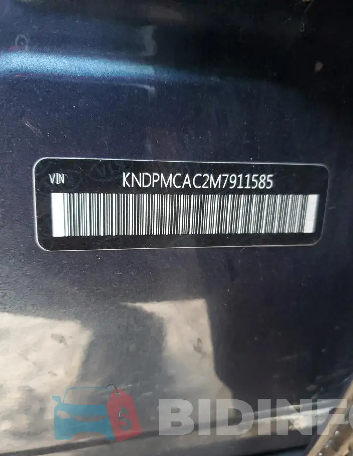 KNDPMCAC2M7911585 Photo# 13