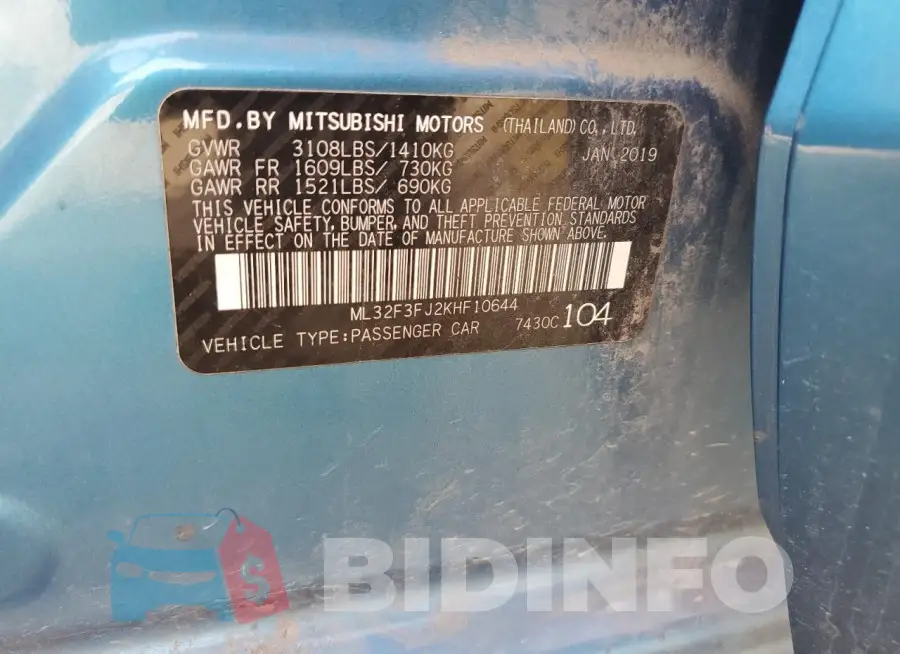 ML32F3FJ2KHF10644 Photo# 12