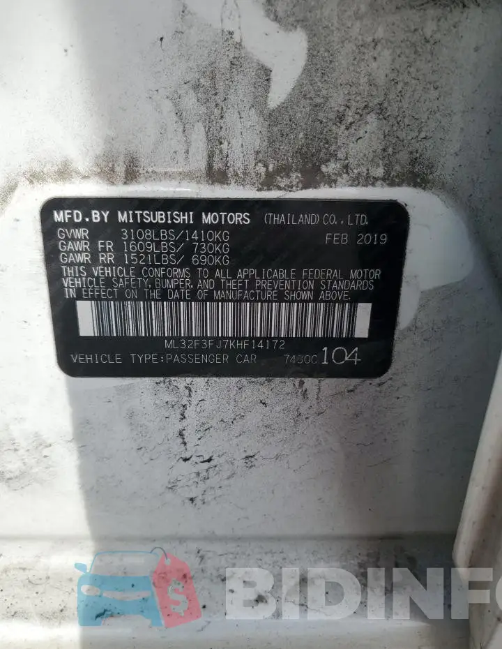 ML32F3FJ7KHF14172 Photo# 12