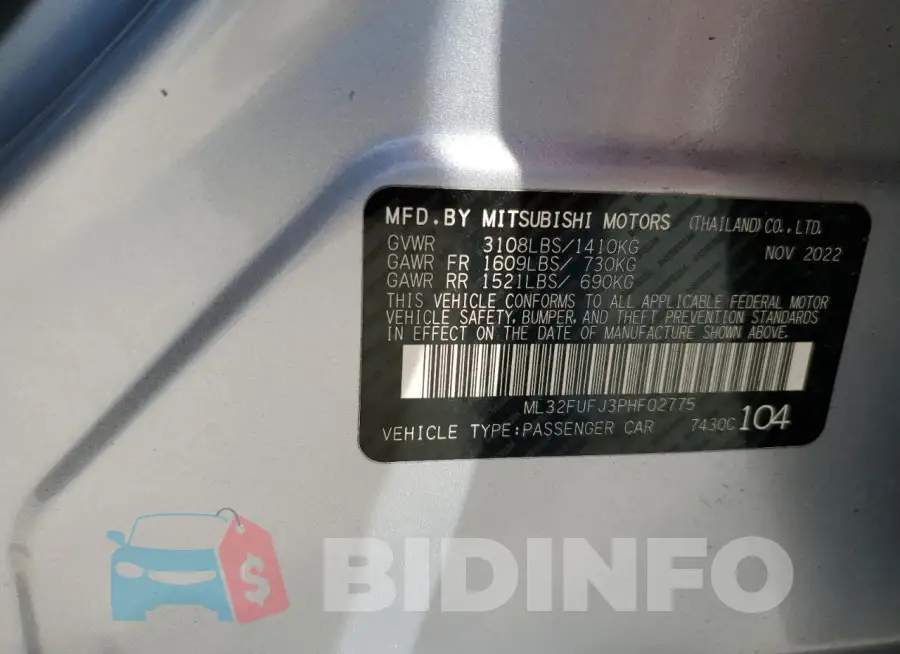 ML32FUFJ3PHF02775 Photo# 12