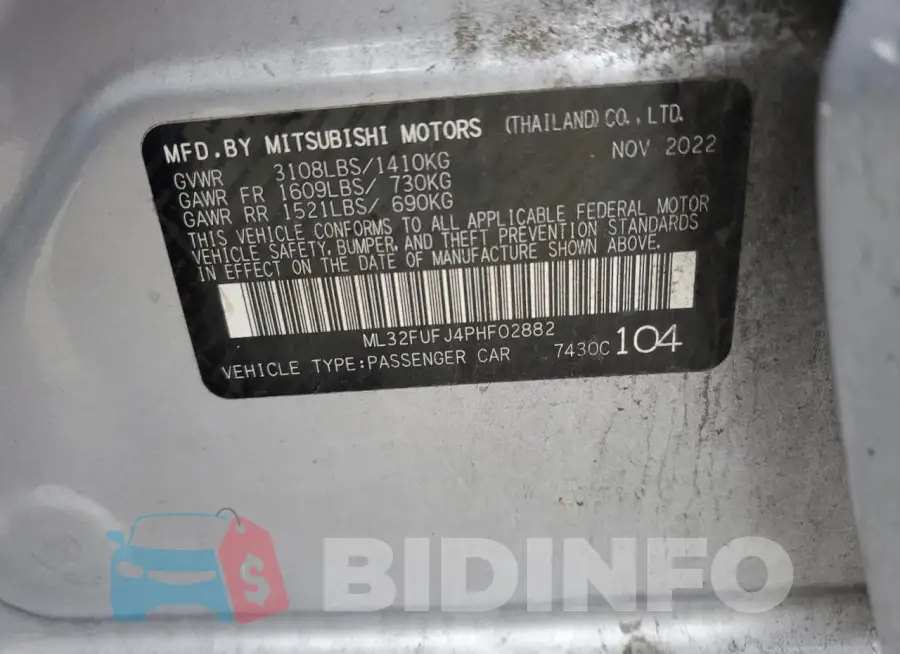 ML32FUFJ4PHF02882 Photo# 12