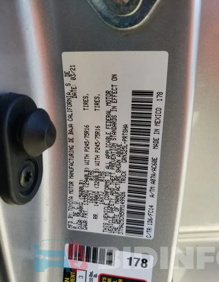 3TMAZ5CN5MM149926 Photo# 12