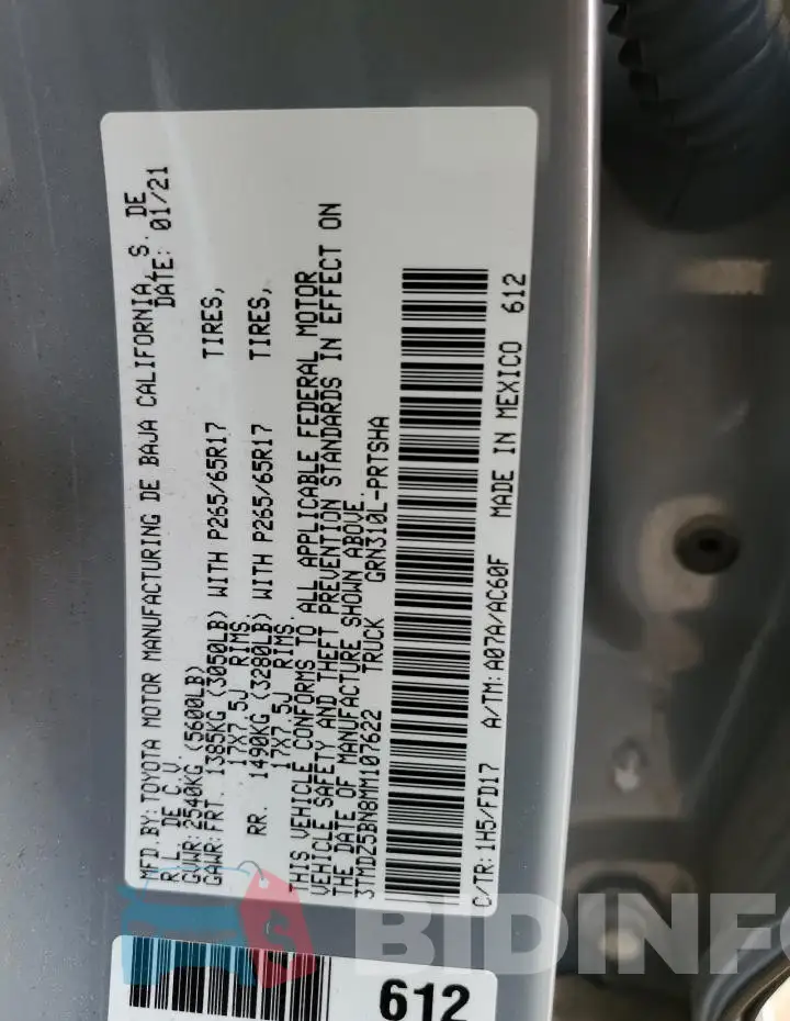 3TMDZ5BN8MM107622 Photo# 12