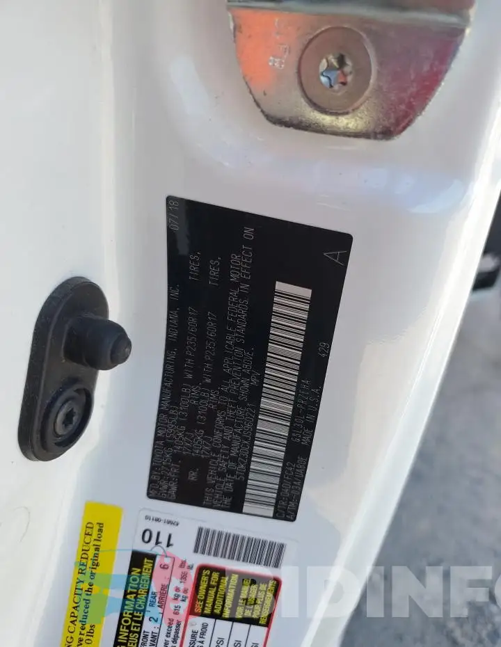 5TDKZ3DCXJS960221 Photo# 13