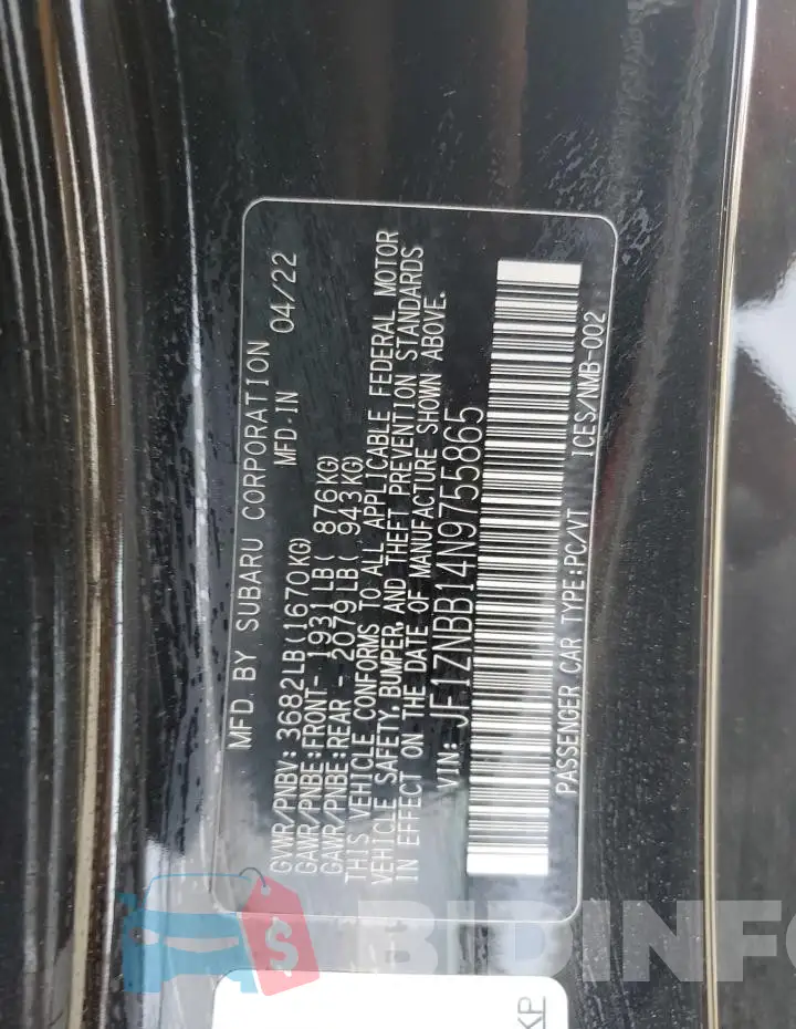 JF1ZNBB14N9755865 Photo# 12
