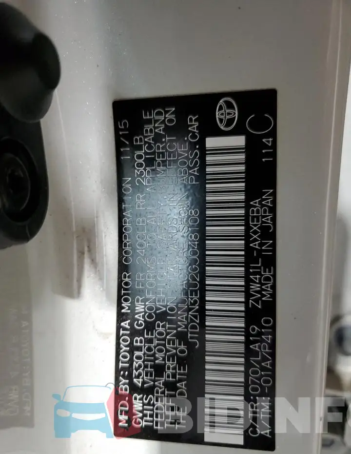 JTDZN3EU2GJ048108 Photo# 12