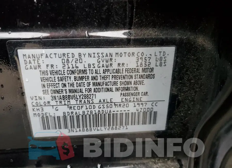 3N1AB8BV6LY288271 Photo# 12