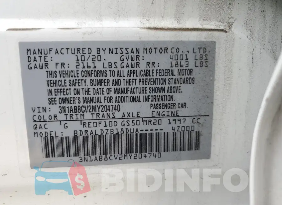 3N1AB8CV2MY204740 Photo# 12