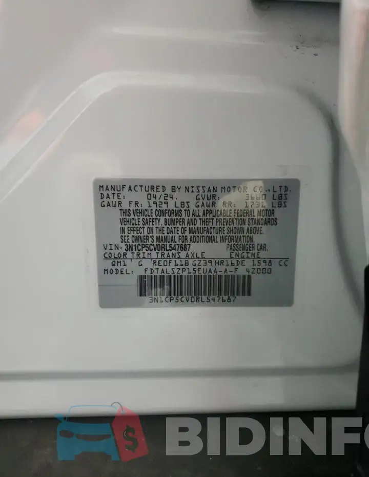3N1CP5CV0RL547687 Photo# 14