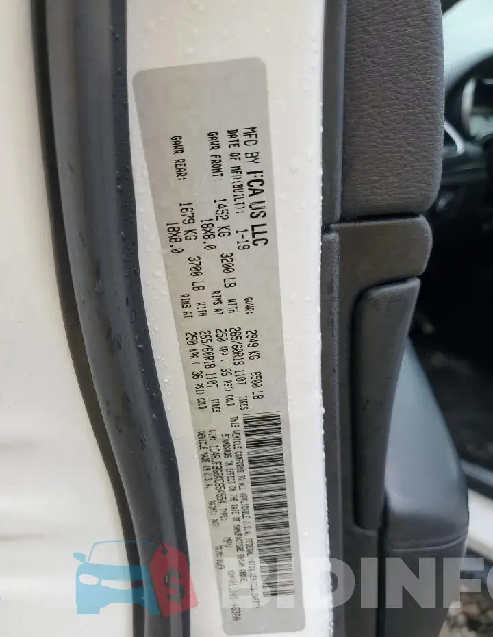 1C4RJFBG8KC654554 Photo# 13