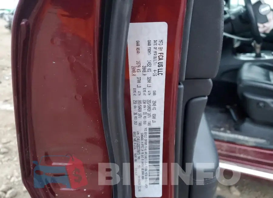 1C4RJFJG2GC378073 Photo# 13