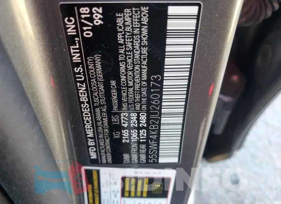55SWF4KB2JU260173 Photo# 12