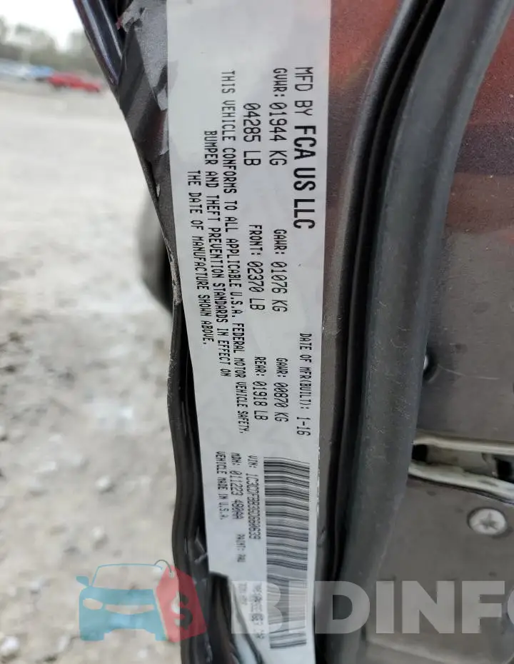1C3CDFBB3GD660639 Photo# 12