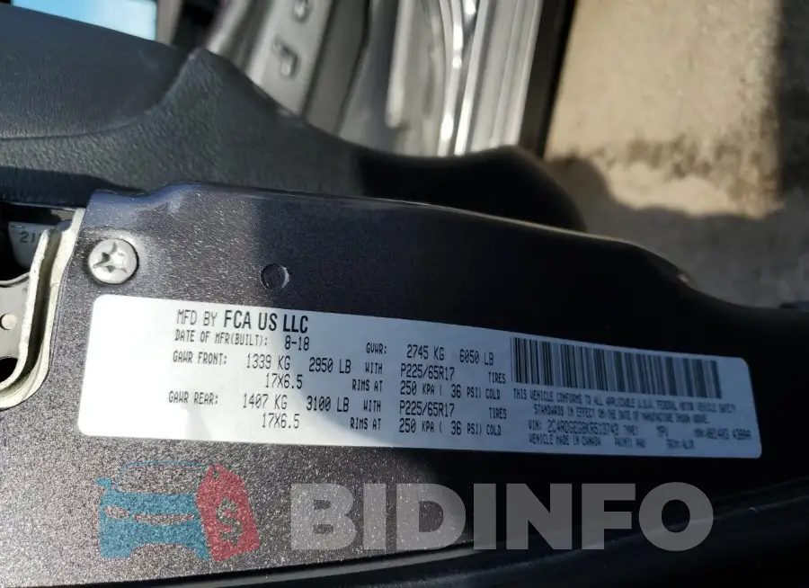 2C4RDGEG8KR513743 Photo# 13