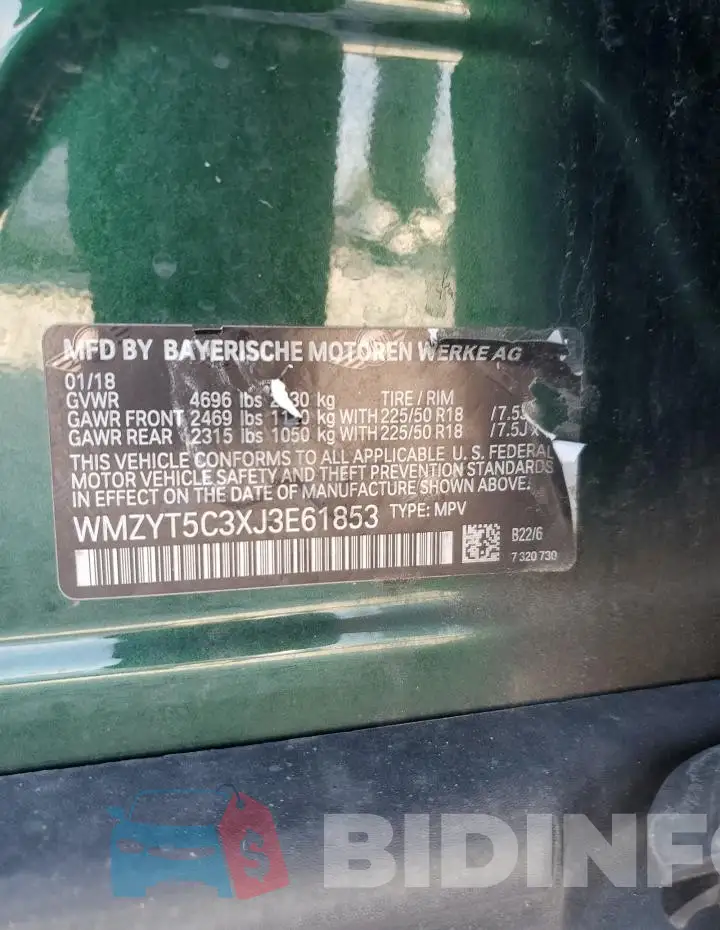WMZYT5C3XJ3E61853 Photo# 12