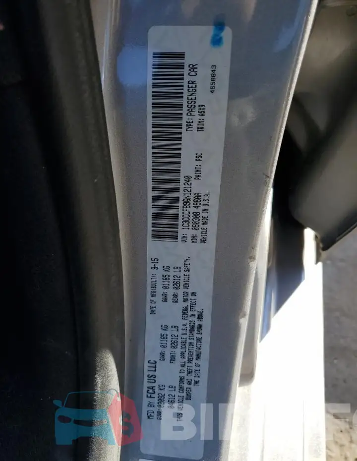 1C3CCCFB9GN121240 Photo# 12