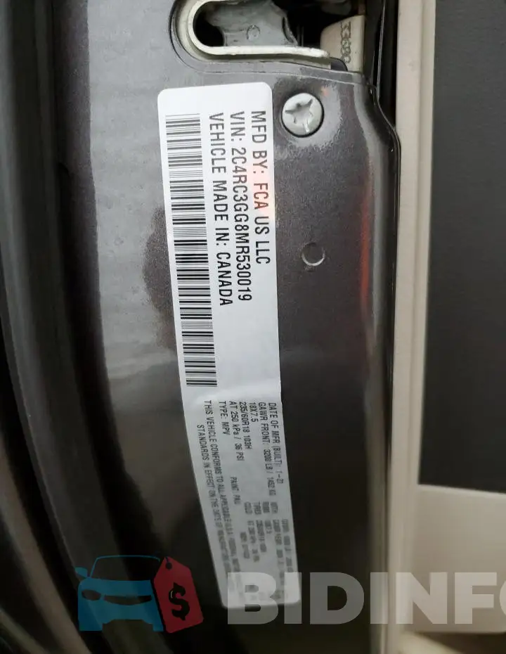 2C4RC3GG8MR530019 Photo# 14