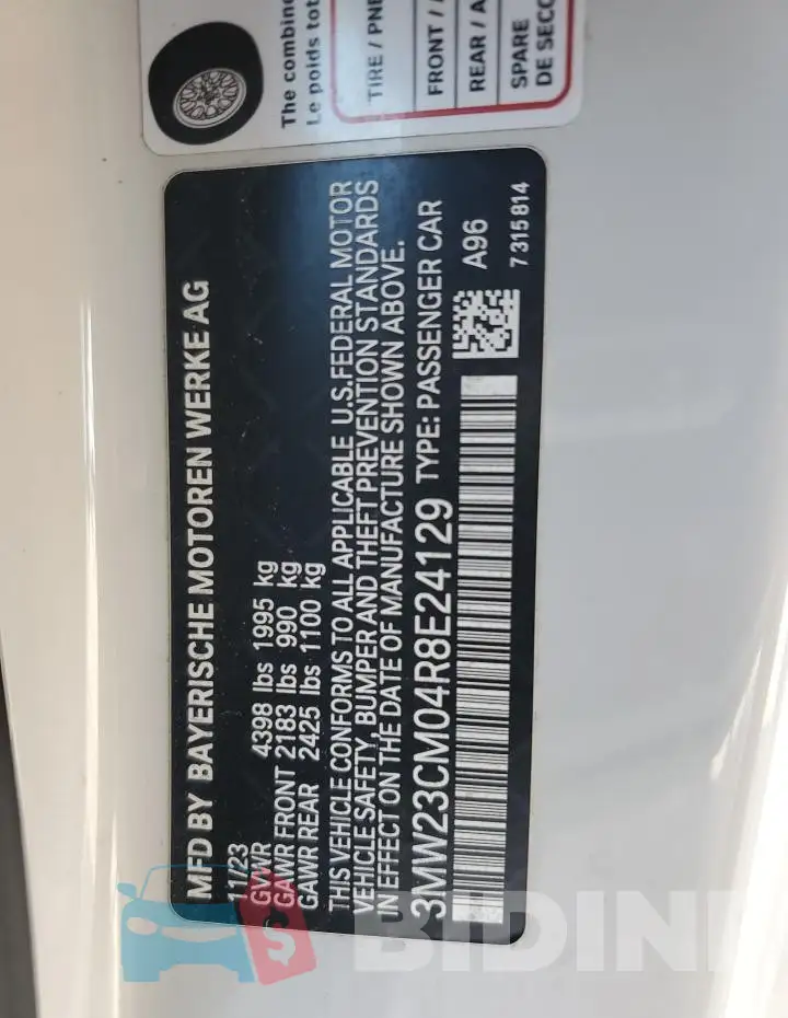 3MW23CM04R8E24129 Photo# 12