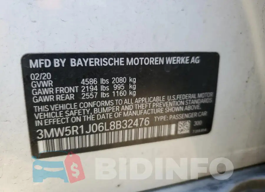 3MW5R1J06L8B32476 Photo# 12