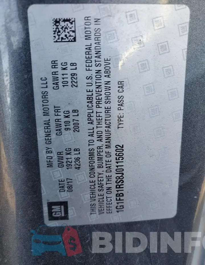 1G1FB1RS8J0115602 Photo# 12