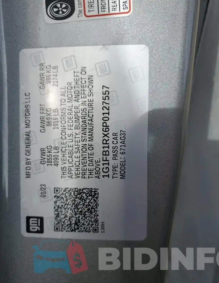 1G1FB1RX6P0127557 Photo# 12