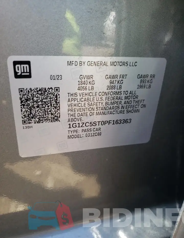 1G1ZC5ST0PF163363 Photo# 13