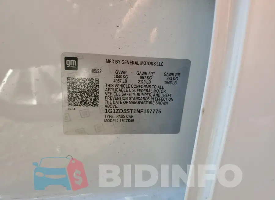1G1ZD5ST1NF157775 Photo# 12