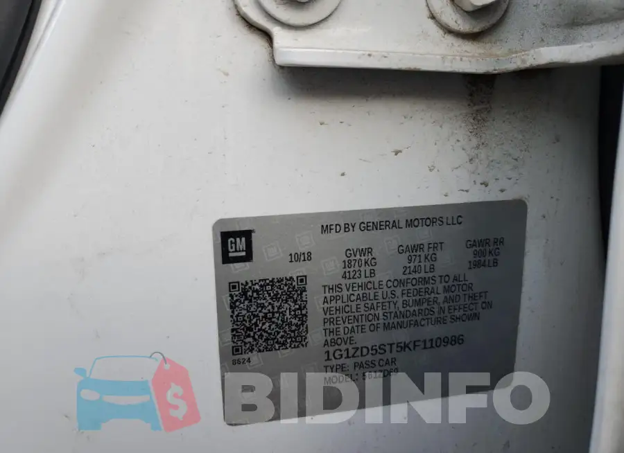 1G1ZD5ST5KF110986 Photo# 12