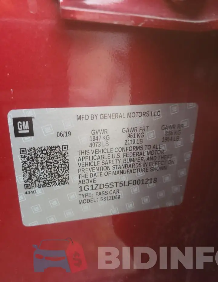 1G1ZD5ST5LF001218 Photo# 12