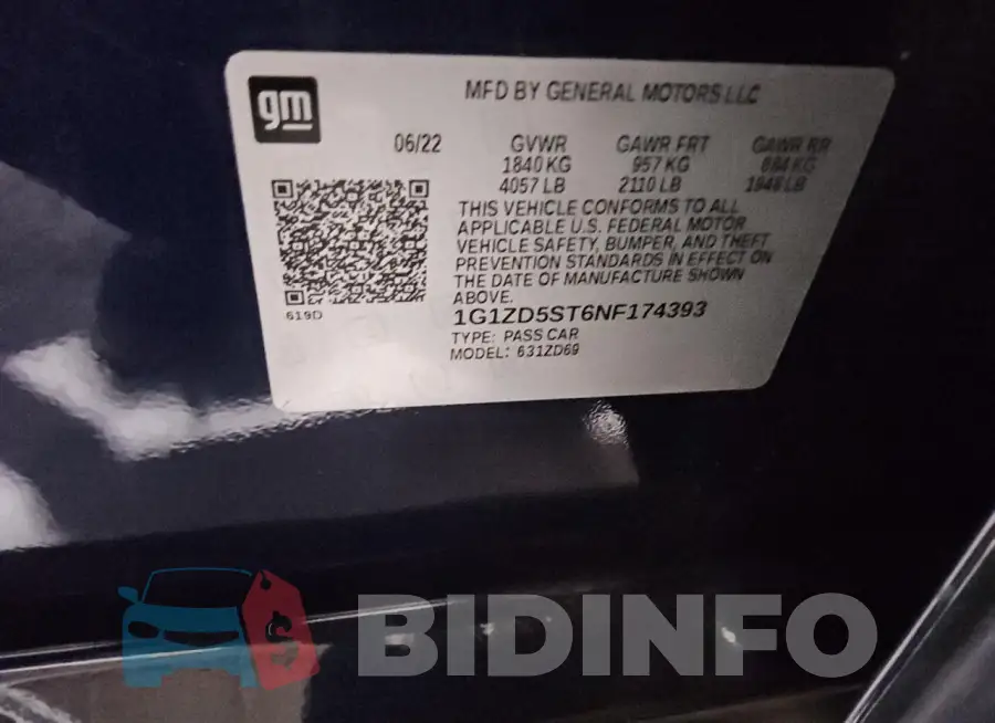 1G1ZD5ST6NF174393 Photo# 13