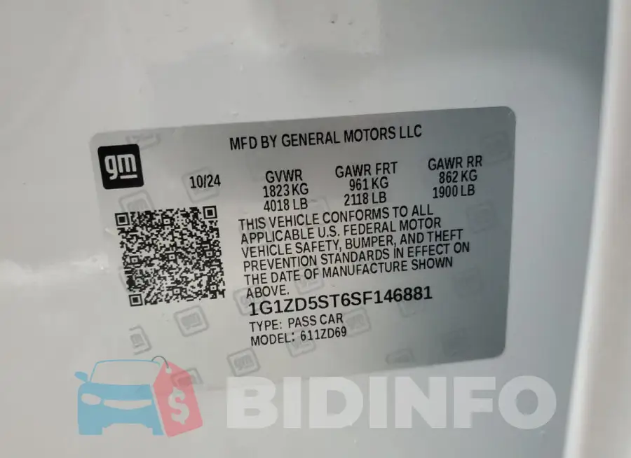 1G1ZD5ST6SF146881 Photo# 13