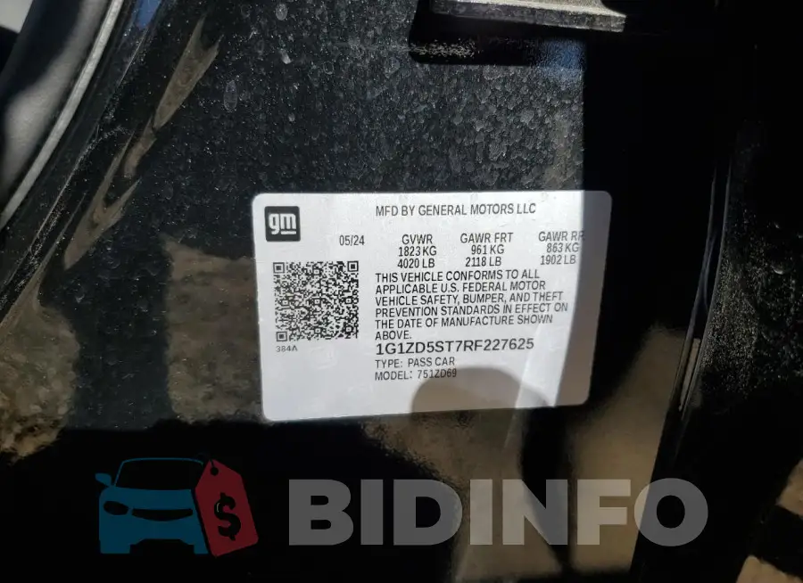 1G1ZD5ST7RF227625 Photo# 12