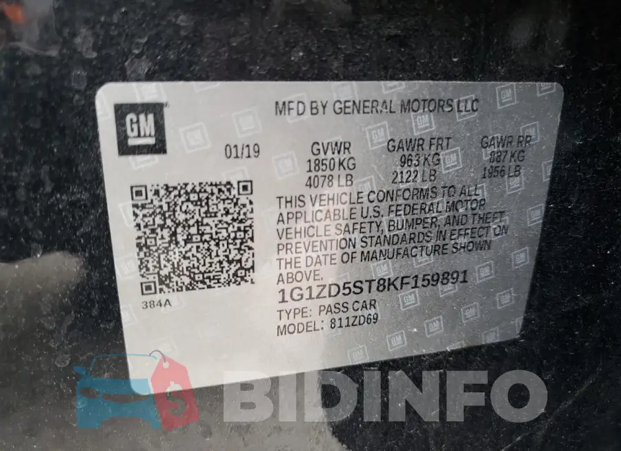 1G1ZD5ST8KF159891 Photo# 12
