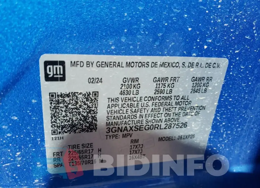 3GNAXSEG0RL287526 Photo# 13