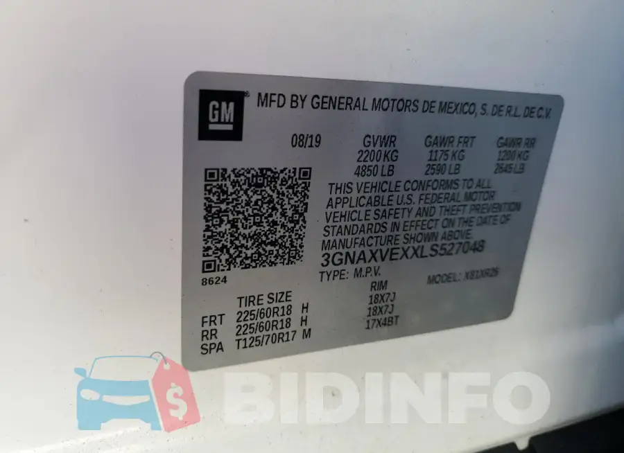 3GNAXVEXXLS527048 Photo# 13