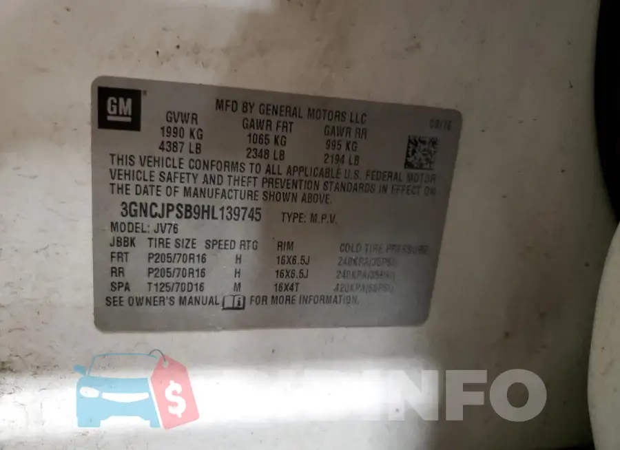 3GNCJPSB9HL139745 Photo# 13