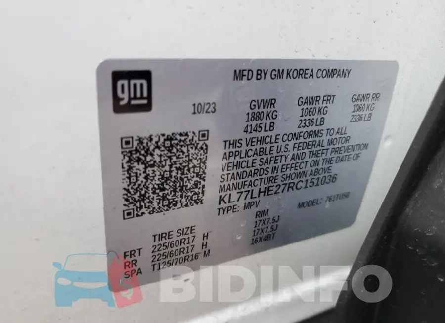 KL77LHE27RC151036 Photo# 12