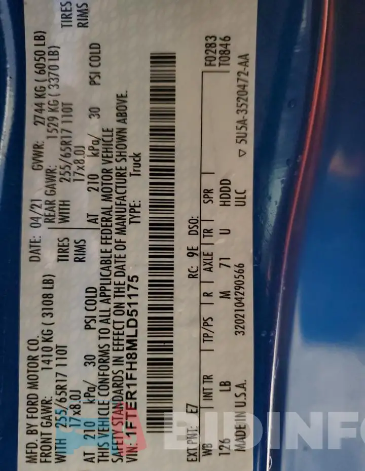 1FTER1FH8MLD51175 Photo# 13