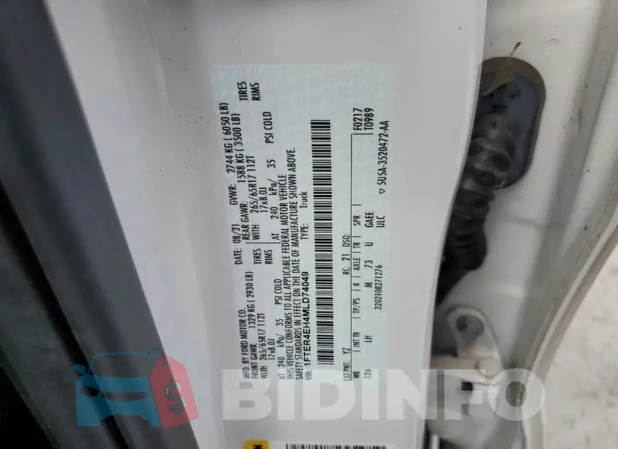 1FTER4EH4MLD74049 Photo# 12
