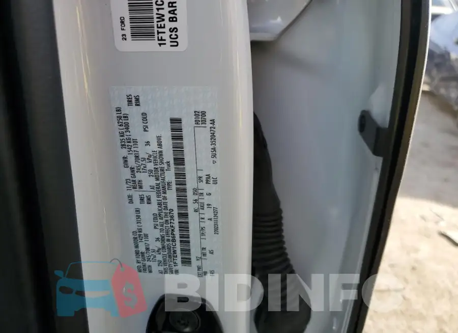 1FTEW1CB6PKF73670 Photo# 12