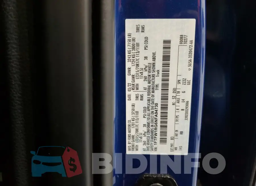 1FTFW1RG6NFA94730 Photo# 12
