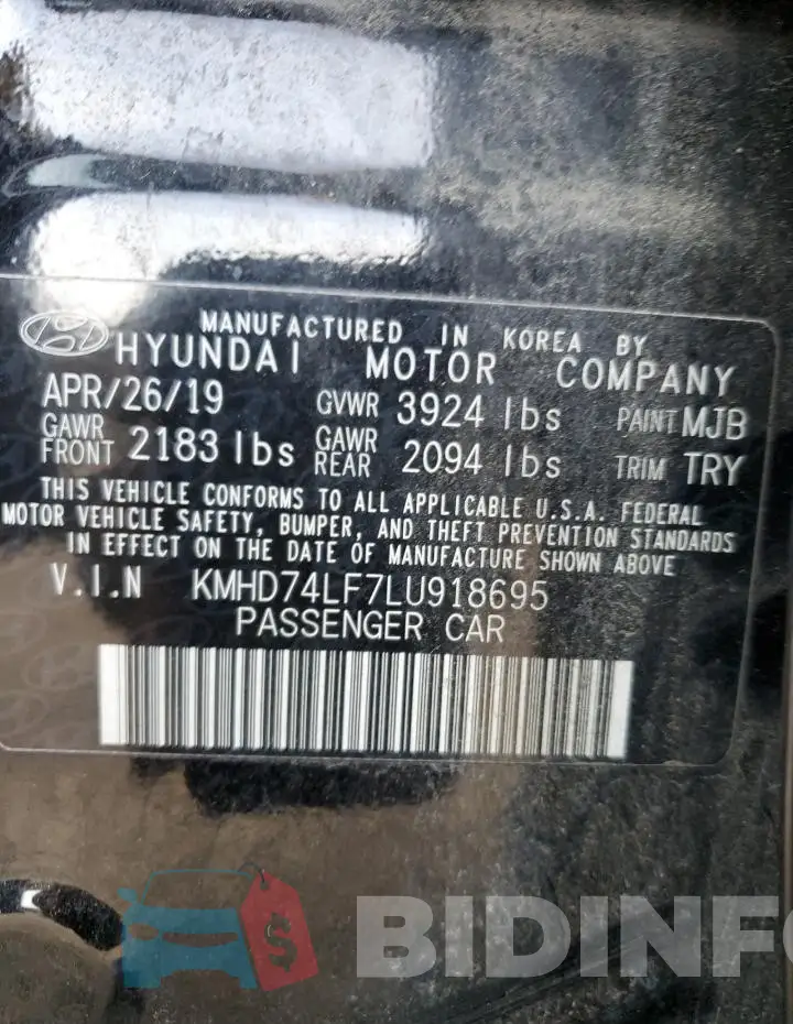 KMHD74LF7LU918695 Photo# 12