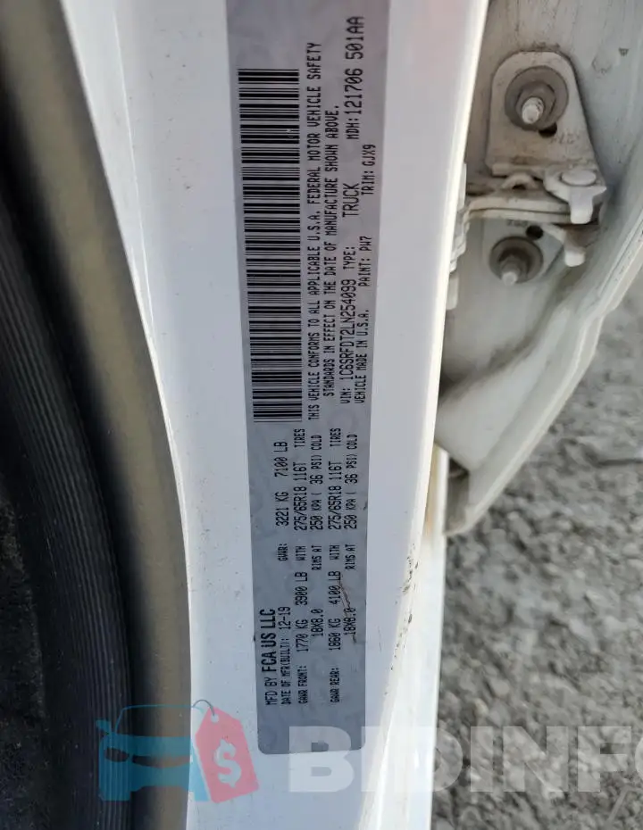 1C6SRFDT2LN254099 Photo# 13