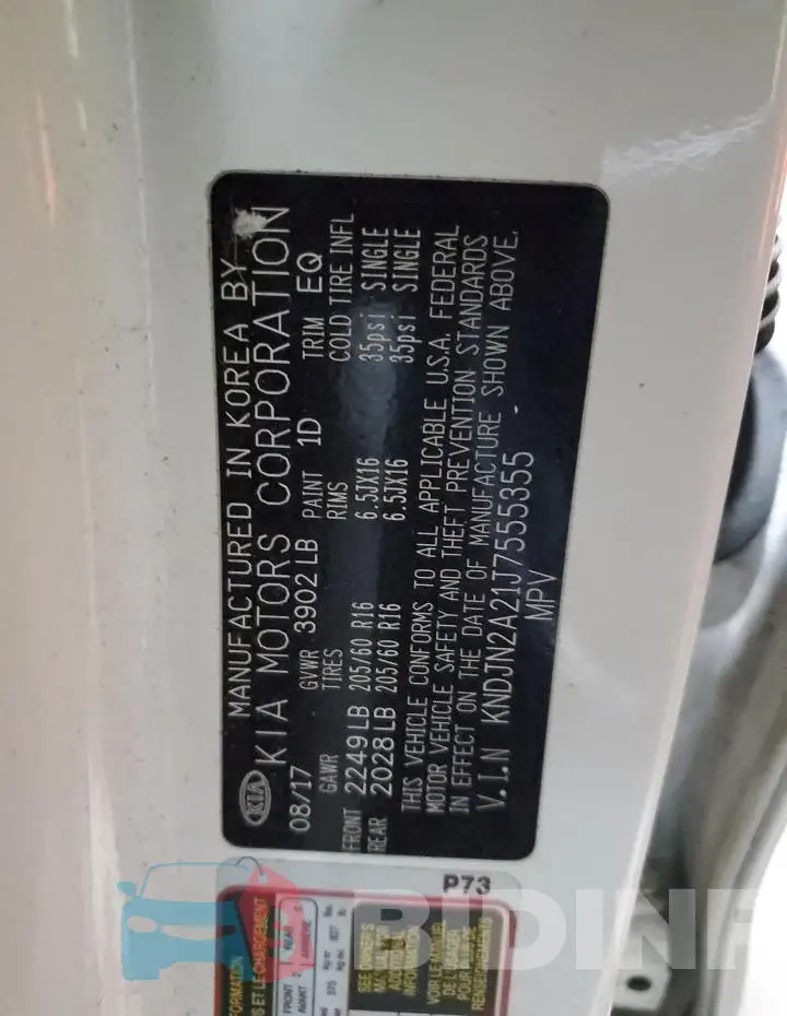 KNDJN2A21J7555355 Photo# 13