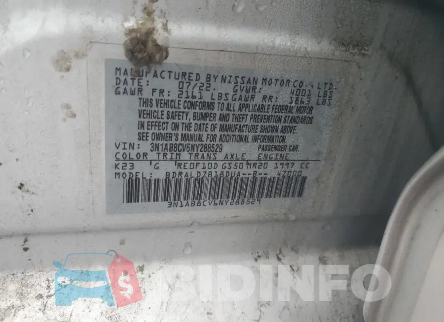 3N1AB8CV6NY288529 Photo# 12